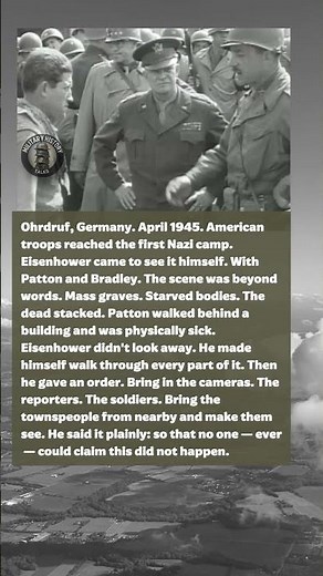 What General Eisenhower Did When He Saw His First Death Camp | Military History Talks