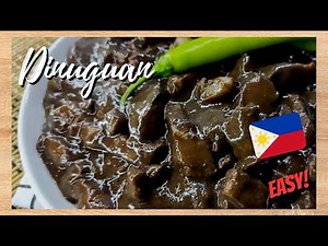 How to Cook Dinuguan | Filipino Dish Easy Recipe