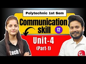 Communication Skill in English | Lecture-12 | Unit-4 Part-1 | New 2024-25 Polytechnic by Riya Ma'am
