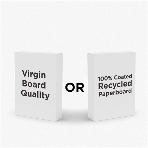 Our MasterWorks Ultra 100 paperboards are the eco-conscious solution for brands seeking a sustainable alternative to virgin fiber boards. Made from 100% recycled content, each paperboard grade meets the specific demands of the retail environment. With Ultra 100, brands can expect durability, a bright appearance, and exceptional performance. All while meeting their sustainability goals. Contact us to learn more: https://onepaperworks.com/paperboard/ | PaperWorks