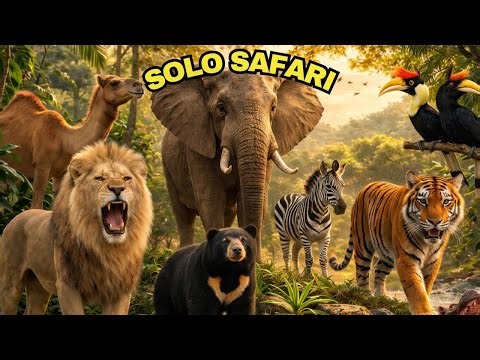 SOLO SAFARI 2026 | WILD ANIMALS AT THE SAFARI PARK ZOO #zoo