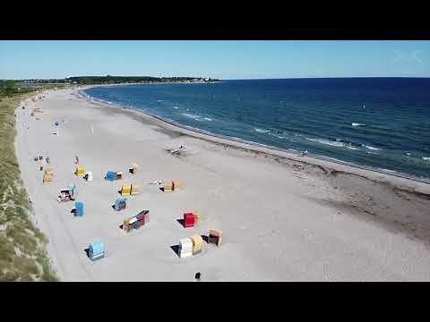 Music to relax, sea noise, Baltic Sea perspectives, Sehlendorfer beach, Howacht, summer, sea, waves