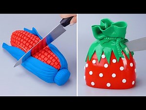 10+ Fancy Fondant Fruit Cake Decoration Recipe 🌽🍓 Best Yummy Cake Decorating Ideas