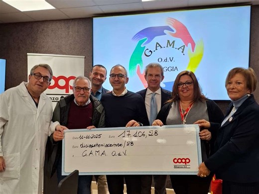 Oltre 17 mila euro dagli acquisti dei soci Coop Alleanza 3.0 per sostenere la prevenzione oncologica in Puglia e Basilicata - trmtv