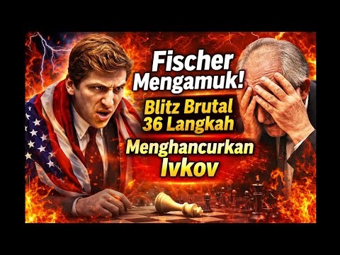 Blitz Paling Mengerikan! Fischer Tunjukkan Teror Catur Dunia😱😱😱