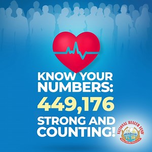 14 reactions |  Over 449,176 strong and counting! High blood pressure can lead to serious health risks. NHF stands with Jamaicans affected by hypertension. Know your numbers, get screened, and prioritize your health. #HypertensionAwareness #KnowYourNumbers #NHFJamaica #NHFIsHereForYou #NHFCares #BetterHealth | National Health Fund | Facebook