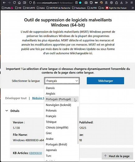 #Windows#Logiciel de sécurité gratuit#MSRT