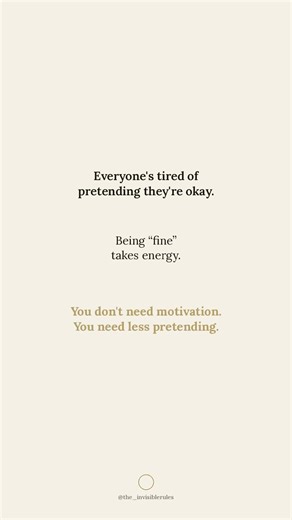 Everyone’s Tired of Pretending They’re Okay.