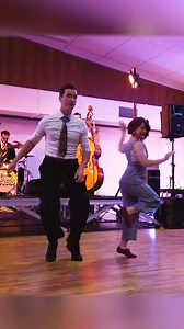 168K views · 5K reactions | Teacher's presentation during the Swing on the Rock Festival with the incredible band Money Makers !! 殺 Titre : Ain't Nobody Here But Us Chickens 論 #ludostacy #show #live #livemusic #swing #swingdance #improvisation #dancing #dance #couple #job #festival #social #love #viral #boogiewoogie #facebook | Ludo & Stacy | Facebook