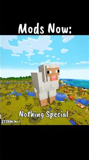 Minecraft mods now vs then ‪@HamoodeG‬ #shorts