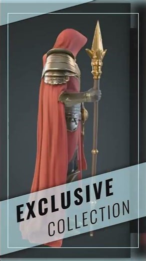 Hooded Cleric Miniature STL – 28mm RPG Model