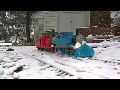 Thomas The Tank Engine Plows Snow