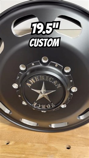Work Truck, Show Truck? Custom 19.5” American Force Dually Wheels #americanforcewheels