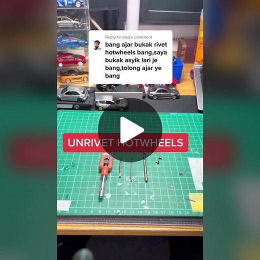 Tutorial Mengeluarkan Rivet Hot Wheels dengan Mudah
