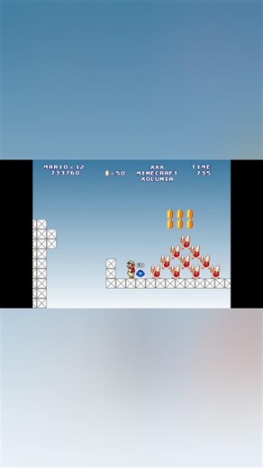 MWR:Mario gets 1 life with blue Koopa's shell & he kills Piranha Plant. #shorts #koopa #piranhaplant