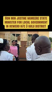 Hon Justine Nameere visit to Ocwero Health Centre III, Gulu District