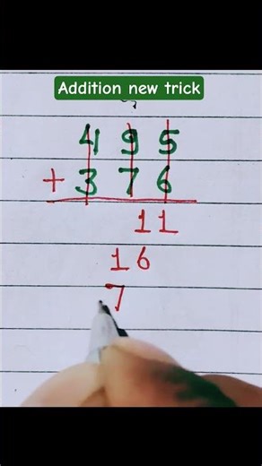Quick addition tips🤩💥💯#maths #mathstricks #addition #subtraction #education #multiplication #foryou