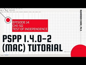 PSPP 1.4.0-2 Tutorial Series (Episode 14): Chi-Square Test of Independence