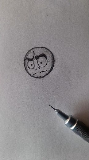 Turning Bad Emoji into Perfect Angry Emoji #art #shorts #foryou #tutorial #satisfying #emoji #angry
