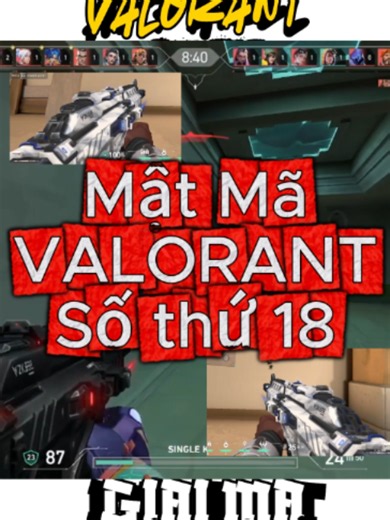 Mật mã Valorant số thứ 18 - Cách chọn tay cầm vũ khí (trang bị) trong#valorant #aimvi #valorantclips #giaimavalorant #matmavalorant