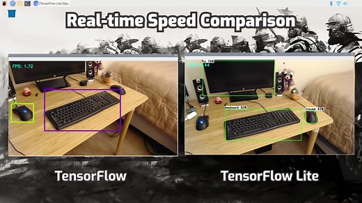 用树莓派跑图像处理（TensorFlow Lite）