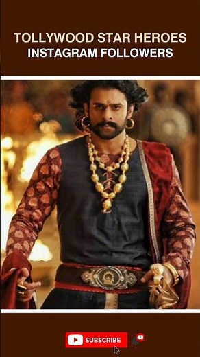 Highest Instagram followers in Tollywood Heroes#tollywood#heroes#instagramfollowers#viral #shorts