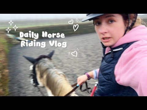 Equestrian Morning Routine | Feeding Foals, Tacking Up & Pole Work Training Ride!