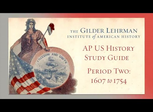 1607-1754; The emergence of distinct colonial & native societies. #APUSH Study Guide Period 2 available for you now! Check it out. | The Gilder Lehrman Institute of American History