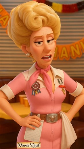 😂 Alice - Flo Telling Mel to Kiss My Grits #CelebrityToons | Donnie Hazel