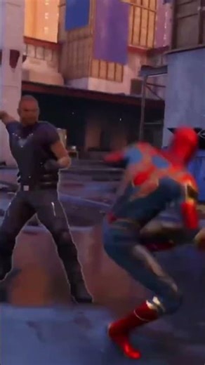 Spider-Man Fighting Fisk’s Gang 🕷️ Marvel’s Spider-Man #shorts