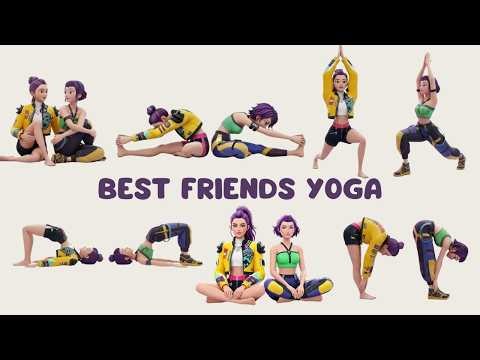 Kids Partner Yoga Flow | Rumi & Zoey | Duo Yoga for Strength & Balance | Yoga for Kids