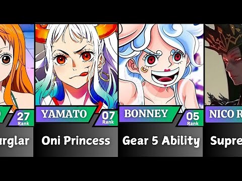 Top 50 Strongest Female Characters in One Piece #anime #onepiece