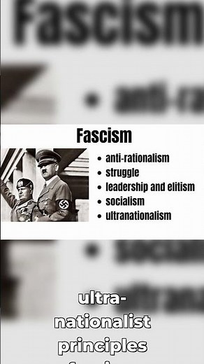Fascism, defined. #history #education #politics