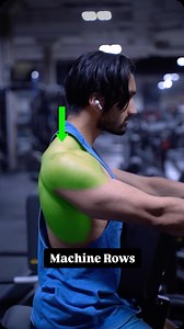 Carve your Body with Upper Back Machine Rows ⚠️ . Here are the 4 main form tips you want to be aware of to Maximize your Upper Back. 🔥 Form Tip #1: Make sure to Start your Hands at Shoulder Width, and then shift your Hands Out to the Side so you have a Wider Grip. ✅ Form Tip #2: Instead of Using a Normal Grip, use a Thumbsover Grip to Have a Greater Mind-to-Muscle Connection on your Back. ✅ Form Tip #3: Instead of Having your Traps Hiked Over your Shoulders, Relax Your Traps. ✅ Form Tip #4: Fin