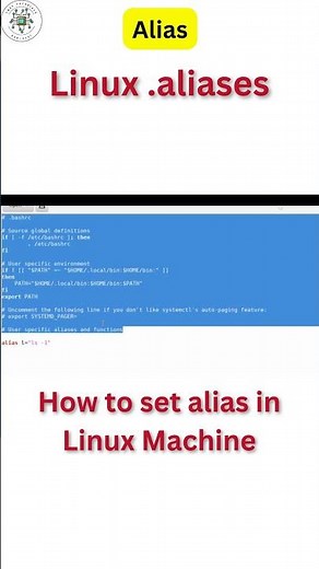 how to set alias in linux || #linux #vlsi #vlsicourse #vlsiprojects #vlsitraining