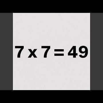 7x7=49