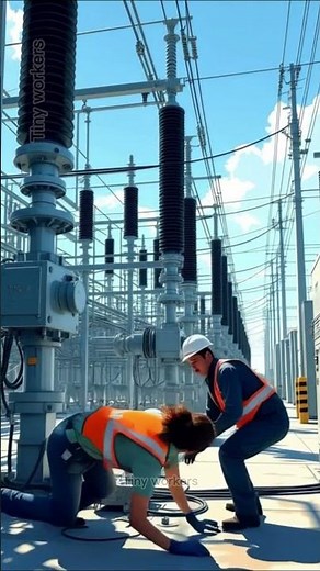 The Moment Disaster Struck: Substation Failure 📹#viralvideo #shortvideo #shorts #viral