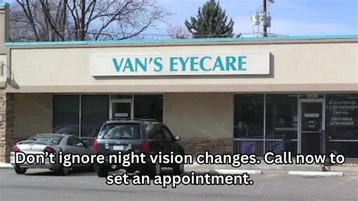 Night vision issues? Here’s why… Night driving shouldn’t feel stressful. If headlights seem brighter or halos are creeping in, your eyes may be giving early warning signs—often before you notice changes during the day. A simple eye exam can make a big difference. 👁️🚗✨ Save this for later. #NightDriving #VisionHealth #EyeDoctor #EyeExam #HealthyVision #DriveSafe #vanseyecare | Van's Eyecare