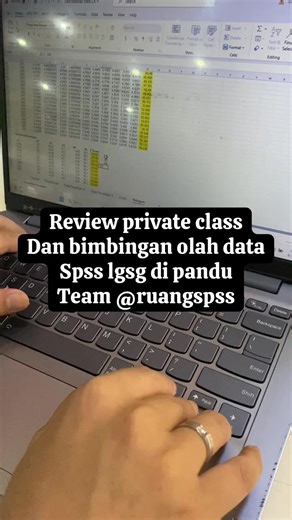 Private Class SPSS di @ruangspss hadir untuk membantu kamu: 📌 Memahami analisis data 📌 Menyusun hasil penelitian dengan benar 📌 Siap sidang tanpa panik Pendampingan langsung & disesuaikan dengan kebutuhan penelitianmu. 📩 Info & pendaftaran via DM. #spss #jasaspss #skripsi #tesis #disertasi