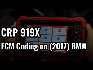 CRP919X ECM Coding on (2017) BMW | LAUNCH