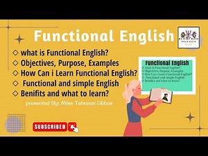 What is Functional English in Urdu & Hindi | Functional English Course | By Tahreem Abbas |