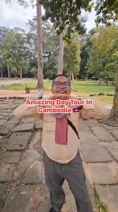 Here’s 2-Days Tour Details: Pick you up from the airport to hotel 🏨 Car = $50 On Day 1: Explore Angkor Wat, South Gate of Angkor Thom City, Bayon ( smiling Face temple), Ta Thom ( Tomb Raider movie temple) Car = $50, Guide = $30 On Day 2: Visit Sunrise in Angkor Wat, Banteay Srei ( Capital of women) Beng Mealea Temple. Drop off at the airport Car: $90, Guide:$30 This is the best tour itinerary for your trip. Thank 😊🙏 Best, Chanra #california #post2025シ #angkorguidetour #siemreap #tourism #tou