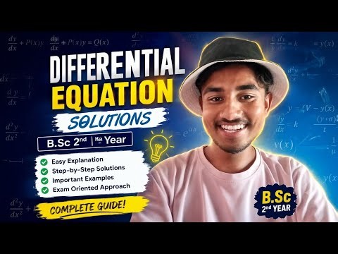 Differential Equation Solutions | B.Sc 2nd Year TU | Initial Value Problems & Examples |Heisenberg