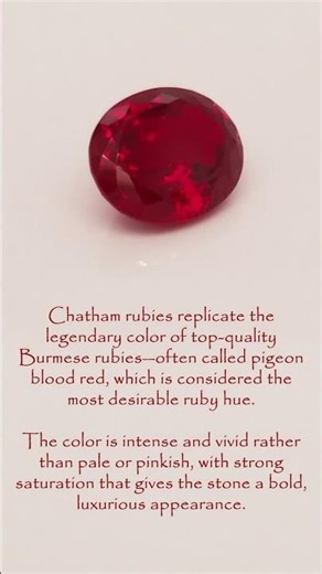 Chatham-Created Oval Rubies