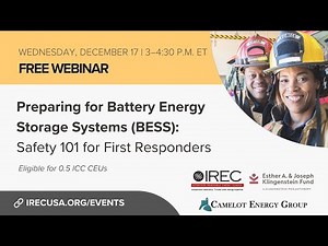 Preparing for Battery Energy Storage Systems (BESS): Safety 101 for First Responders