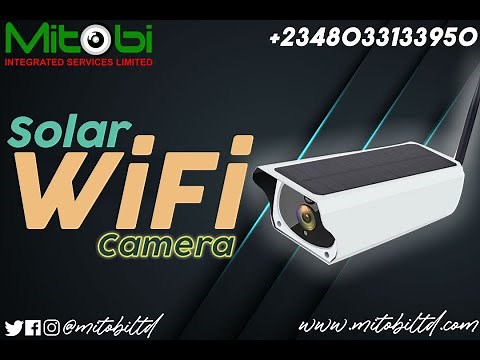 Solar Wifi Low Powered Bullet Outdoor IP Camera Unboxing, Setup & Configuration