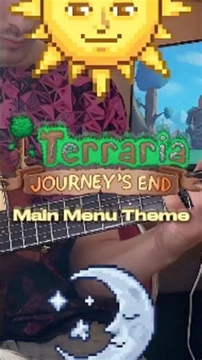 Terraria - Journey’s Beggining (Main Menu) on #Fingerstyle #Guitar #terraria #relogic #terrariaost