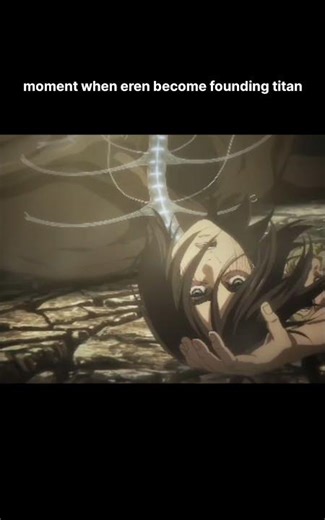 Moment when eren form in founding titan #editz #with #insane