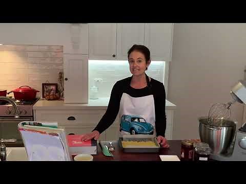 CWA Raspberry & Coconut Slice