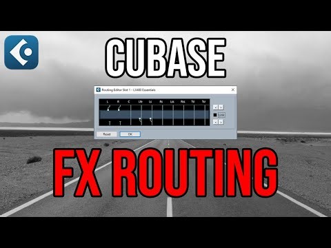 Cubase effects routing explained!!
